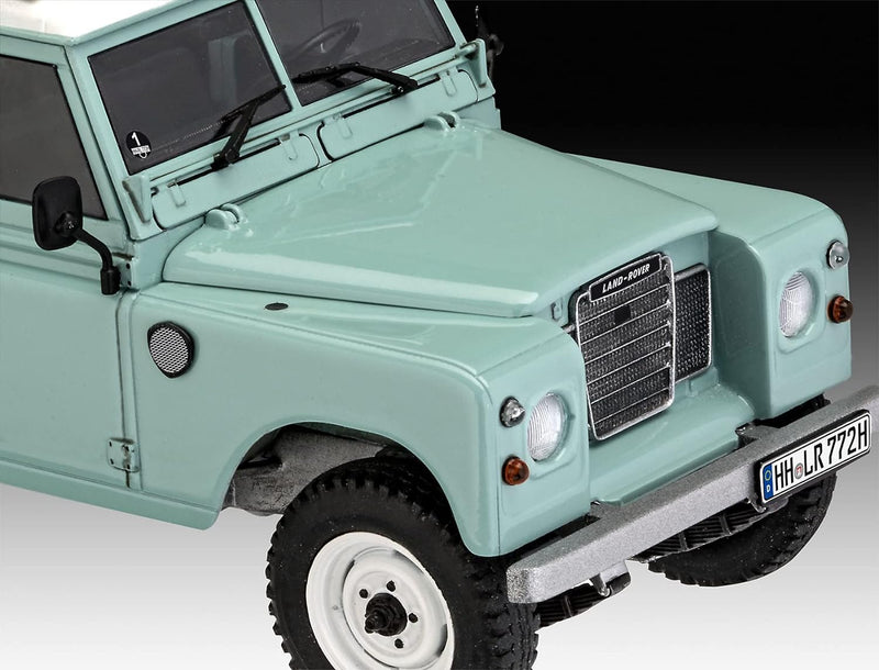 Revell 67047 Model Set Land Rover Series III Automodell Bausatz 1:24, 1/100, Unlackiert