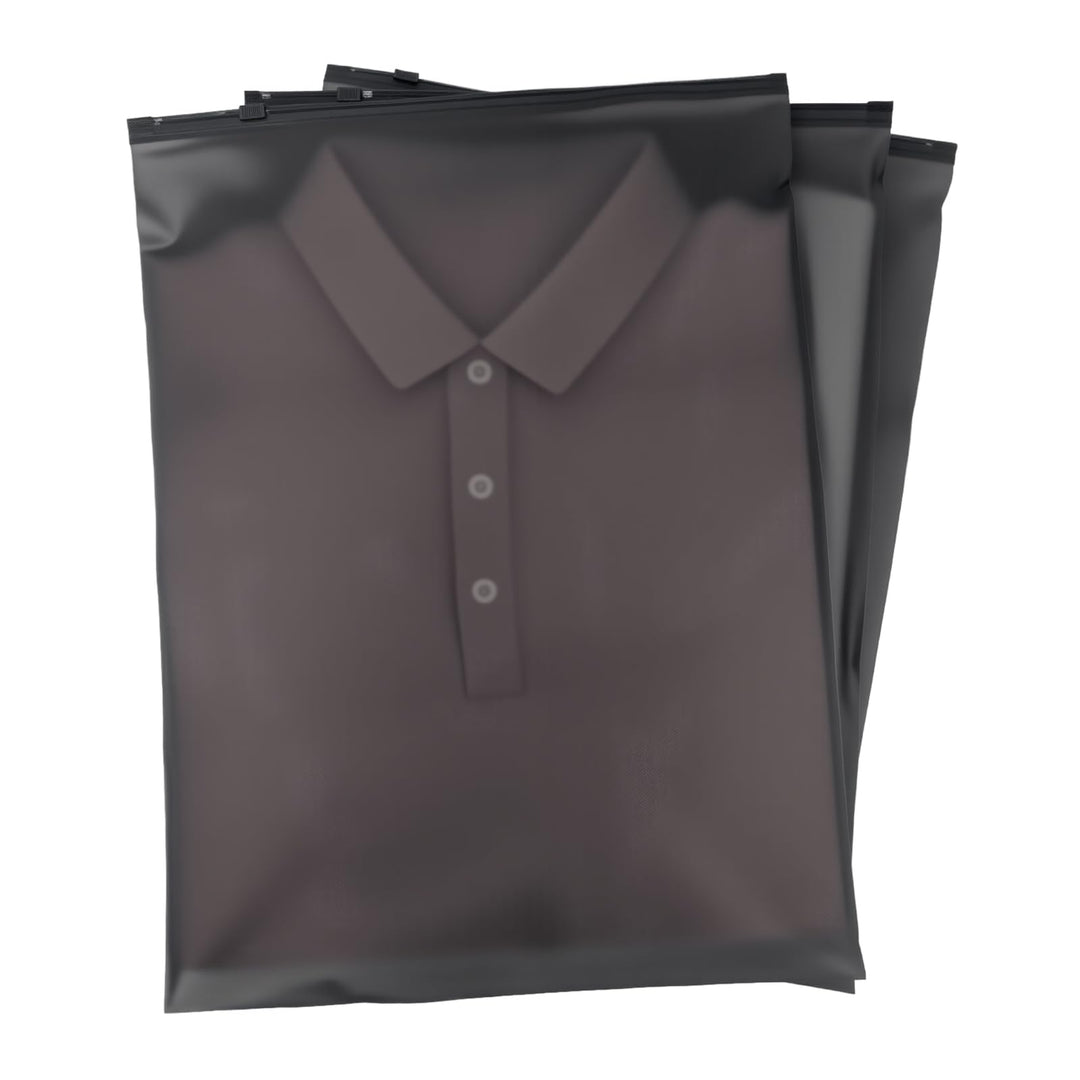 QlyYea Zip Beutel Kleidung, 50 Stück 30 * 40cm Zip Bbeutel Wasserdicht, Wiederverwendbar Zipper Beut