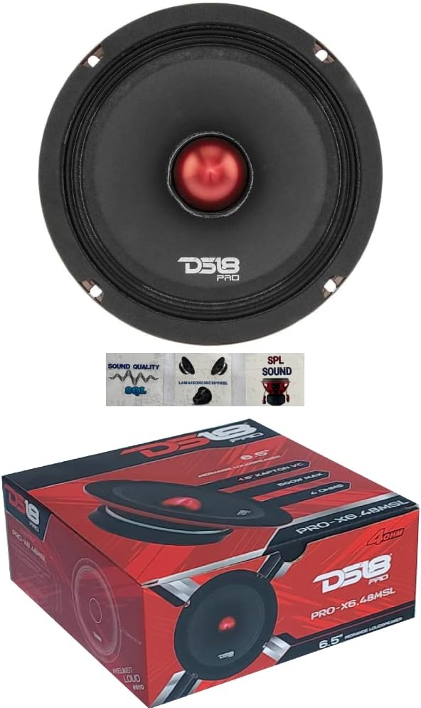 1 MIDRANGE DS18 PRO-X6.4BMSL Lautsprecher 16,5 cm 165 mm 6,5" Durchmesser 250 Watt RMS und 500 Watt