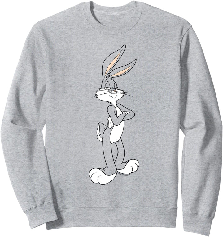 Looney Tunes Bugs Bunny Cross Arms Pose Sweatshirt