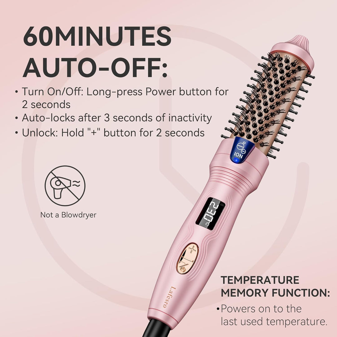 Thermobürste, MINI Thermal Brush, 27mm Heisse Bürste für Blowout-Effekt, Tourmalin-Keramik-Ion-Locke