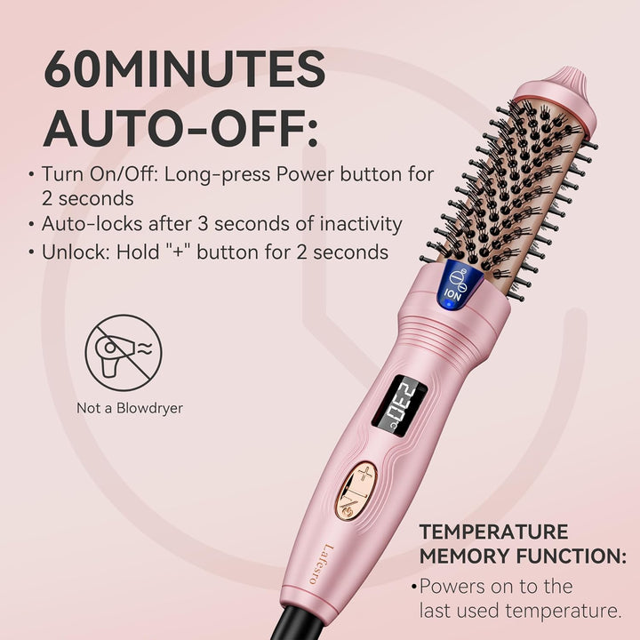 Thermobürste, MINI Thermal Brush, 27mm Heisse Bürste für Blowout-Effekt, Tourmalin-Keramik-Ion-Locke