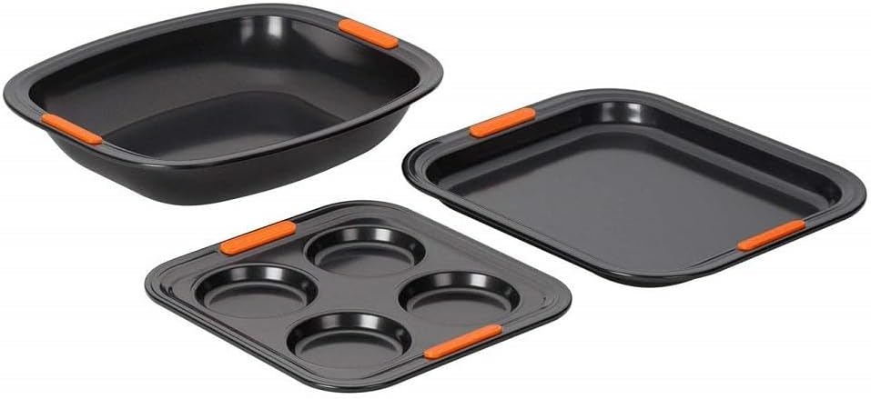 Le Creuset Antihaft Backform für Yorkshire-Pudding, Für 4 Stück (Ø 10 cm), Sauerteigbeständig, Aus K