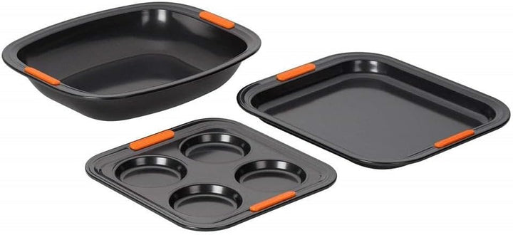 Le Creuset Antihaft Backform für Yorkshire-Pudding, Für 4 Stück (Ø 10 cm), Sauerteigbeständig, Aus K
