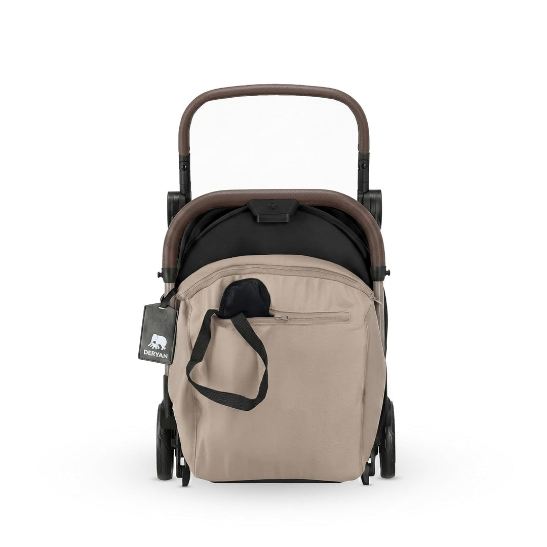 Deryan Air Reisebuggy - Leicht & kompakt - Handgepäckgrösse, faltbarer Reise-Kinderwagen mit Liegefu