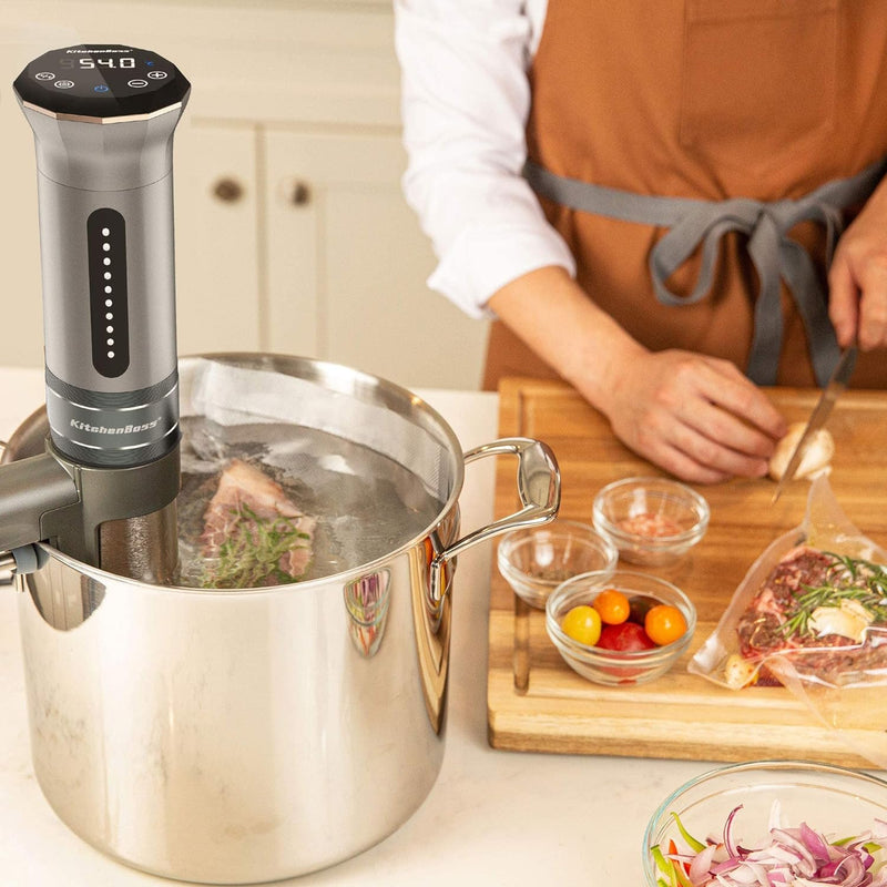 KitchenBoss Sous Vide Garer G300 Stick Präzisionskocher • Timerfunktion • 3D Zirkulation • Präziser