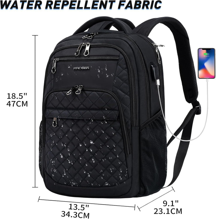 KROSER Laptop Rucksack 17,3&