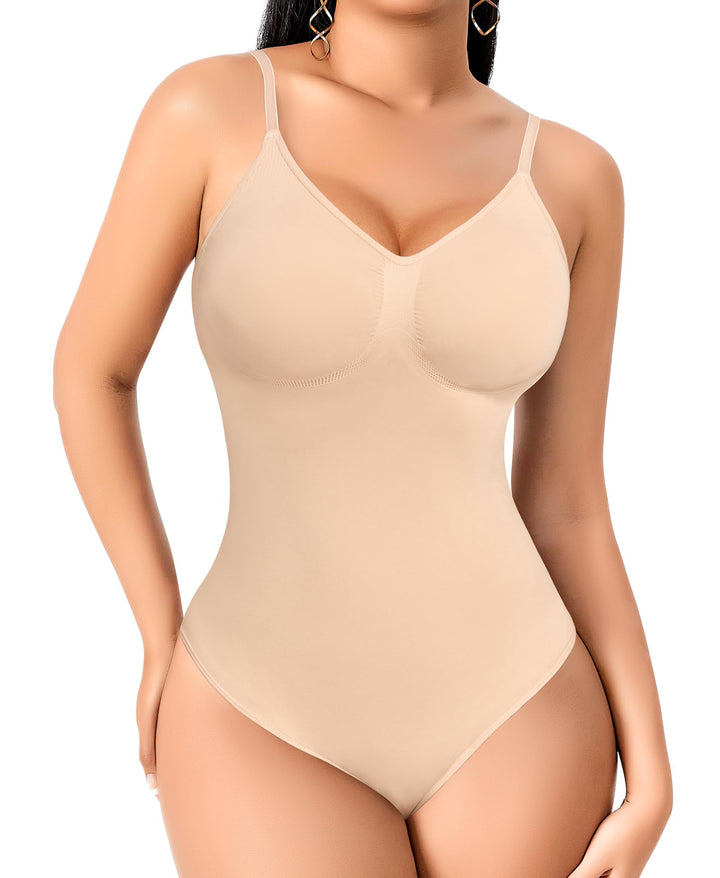 YARRCO Shapewear Damen Body Shaper Bauchweg Shaping Bodysuits Miederslip Figurformende Unterwäsche M