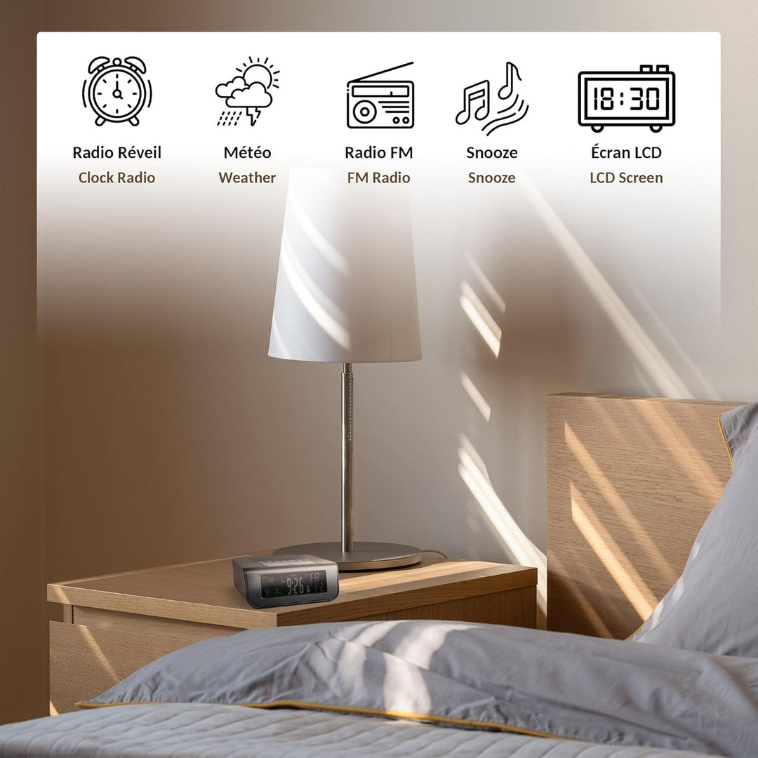 Radiowecker – dynamische Farben