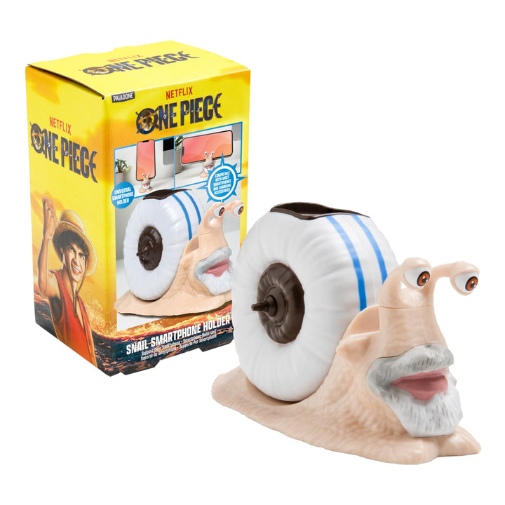 Paladone One Piece Snail Smartphone Holder – Den Den Mushi Handyhalter Inspiriert von Vice Admiral G