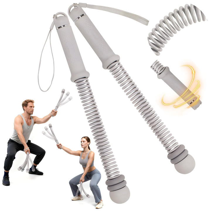 Weighted Battle Rope Ohne Seil - Verstellbare Battle Ropes für Zuhause, leises Seilloses Battle Rope