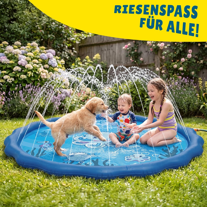 Super Splash® | Kinder Wasserspielgeräte | Pool mit Wasserdüsen | Kinder-Teppichspielzeug für drauss