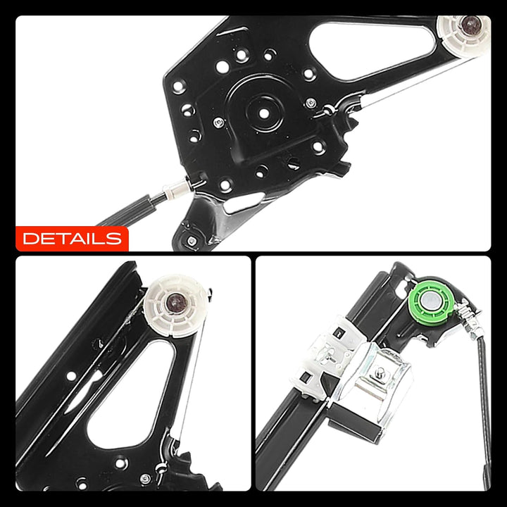 Frankberg Elektrisch Fensterheber Ohne Motor Vorne Links Kompatibel mit Galaxy WGR A-l-h-a-m-b-r-a 7