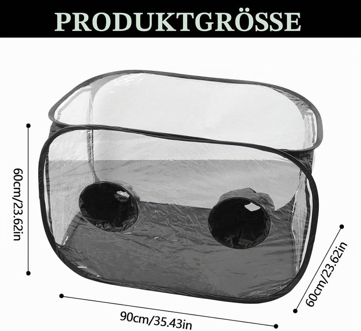 Pilzzuchtzelt, 60x60x90cm Growbox Gewächshaus Zuchtschrank Wasserdicht Pflanzzelt Growroom Pilzzucht