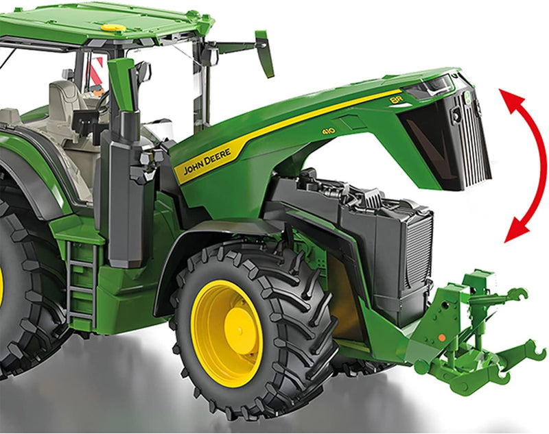 WIKING 077859 John Deere 8R 410 Modelltraktor, 1:32, Metall/Kunststoff, Ab 14 Jahre, Viele Funktione