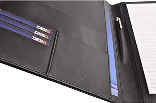 Desq Leder A4-Schreibmappe Schlankes Dutch Design 3692 Schwärz
