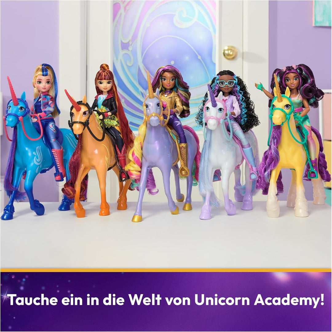 Unicorn Academy Ankleidepuppe Layla - die Originalpuppe zur beliebten Netflix-Serie, 24 cm gross und