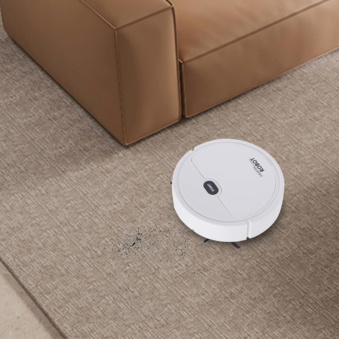 Saugroboter Mit Wischfunktion Absaugstation,Staubsauger Roboter Kehrroboter 500pa,Ideal für Tierhaar