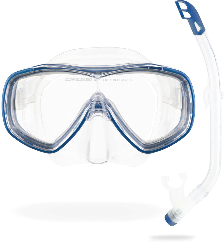 Cressi Junior Set Ondina - Taucherbrille Kinder 7-13 Jahre + Schnorchel Schwimmbad Anti-Beschlag Kra