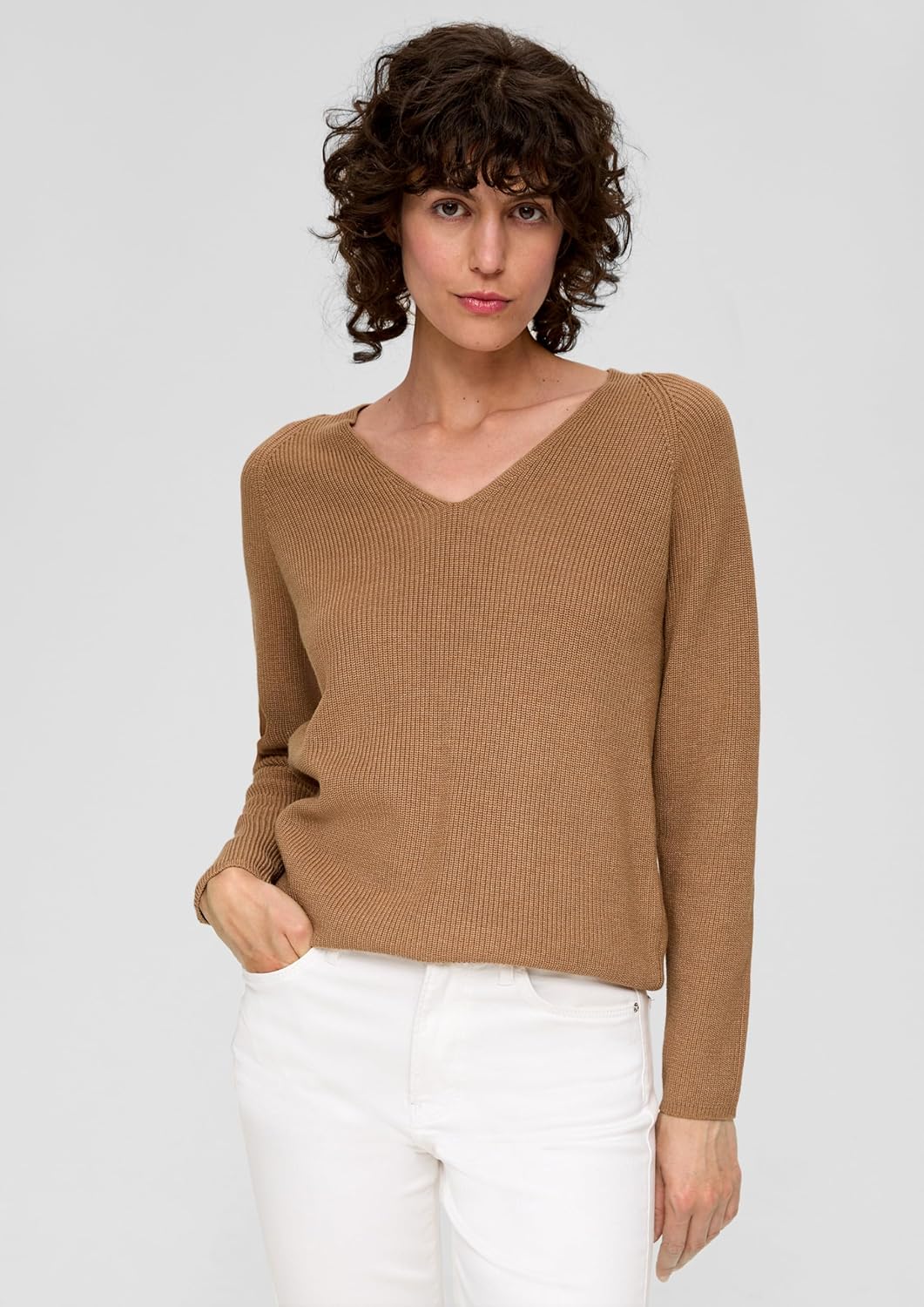 s.Oliver Strickpullover mit Raglanärmeln 40 84w5_zimt, 40 84w5_zimt