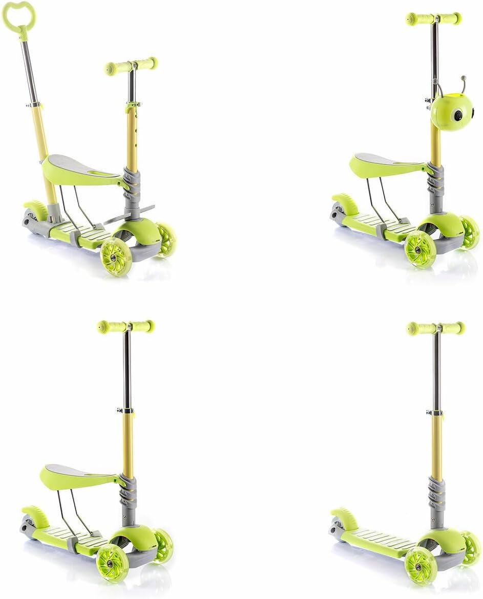 3-in-1 wandelbarer Roller für Kinder Scuvol InnovaGoods, grün
