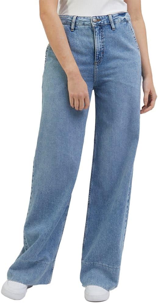 Lee Damen Utility Stella A Line Jeans 25W / 33L Blau, 25W / 33L Blau