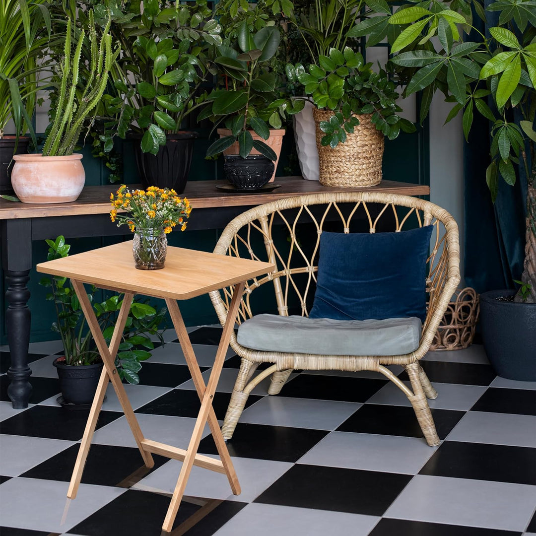 Premier Interiors Snack Tisch, Wood, 49 x 39 x 65cm, 49 x 39 x 65cm