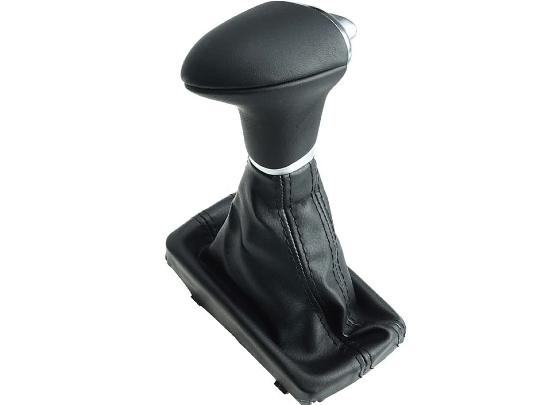 Schaltknauf (Automatik) + Schaltmanschette + Rahmen kompatibel/Ersatzteil für Audi A3 8P A4 8K A5 8T