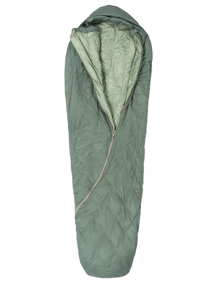 Jack Wolfskin Unisex – Erwachsene Athmos Down +5, 195Cm Mumienschlafsack, Picnic Green, 195
