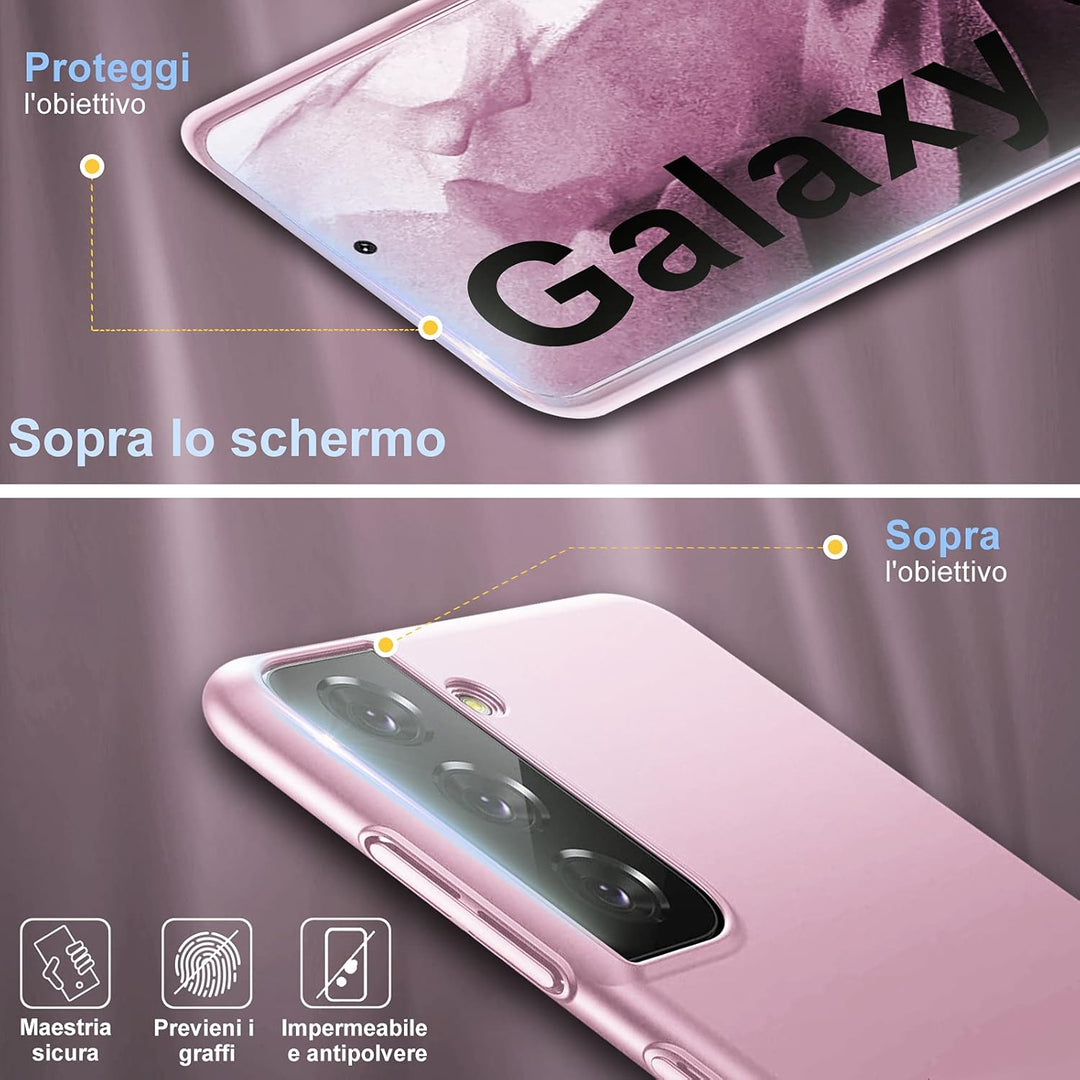 sqgylgl Ultradünne Hülle für Samsung Galaxy S21 5G, Extrem Dünn Matte Finish Handyhülle PC Schale [A