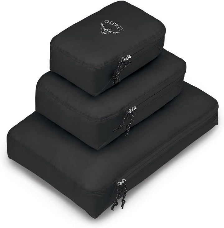 Osprey Ultralight Packing Cube Black Large Black Set Packing Cube Set, Black Set Packing Cube Set