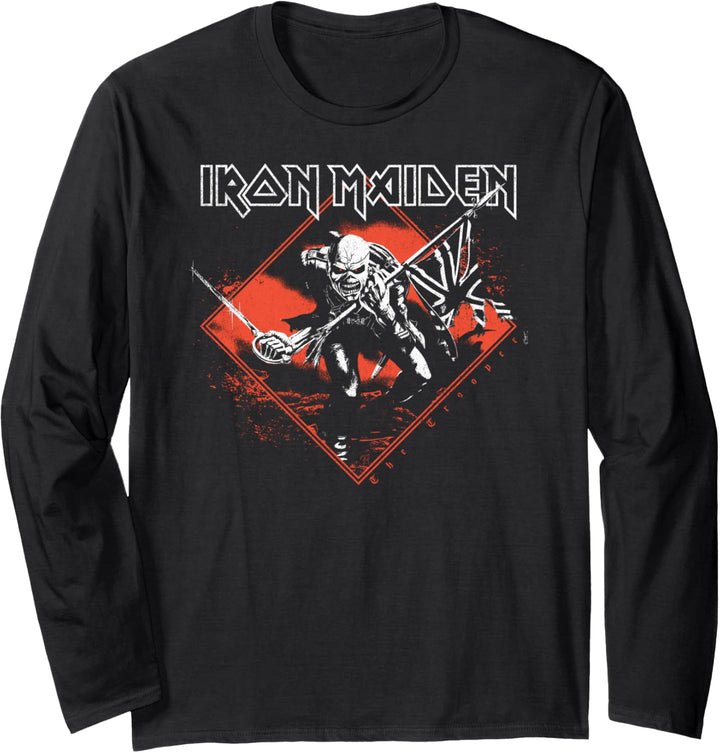 Iron Maiden - Trooper Diamond Langarmshirt