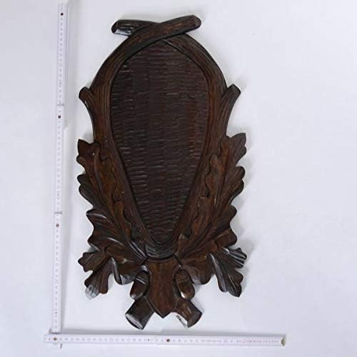 GTK - Geweihe & Trophäen KRUMHOLZ Trophäenschild geschnitzt für Rothirsch Hirschgeweih Hirsch