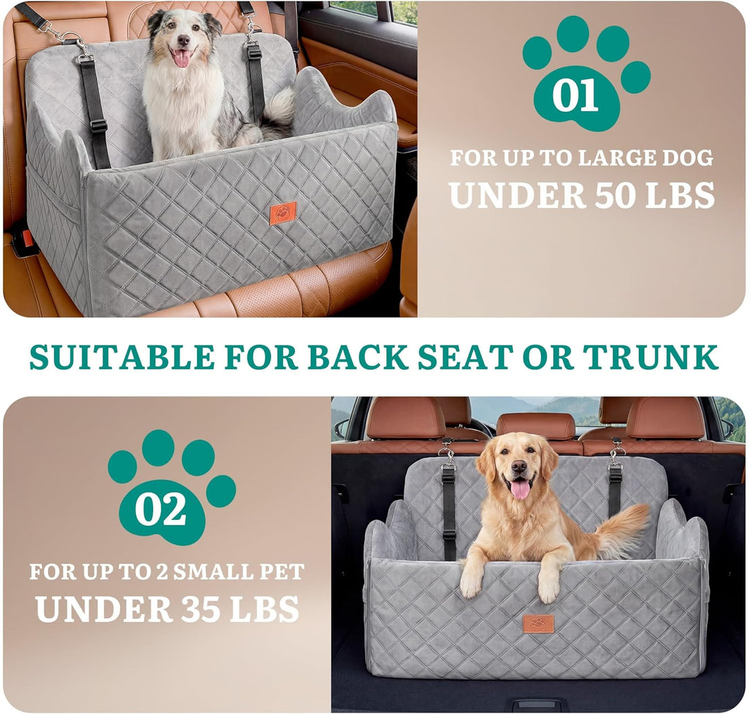 YITAHOME Hundesitz für grosse und mittelgrosse Hunde,Reisebettb Haustiere mit Memory Schaumstoff unt
