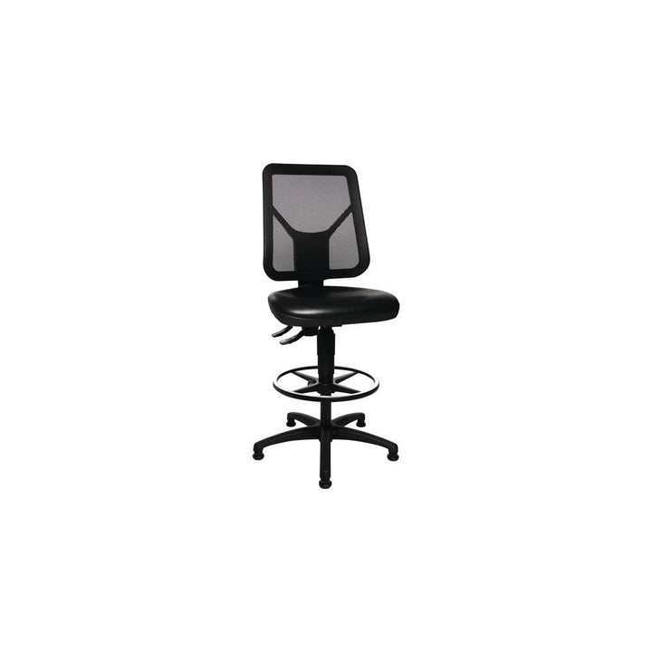 Topstar 73280 PU0T Arbeitsdrehstuhl"TEC 80 PK Counter", schwarz