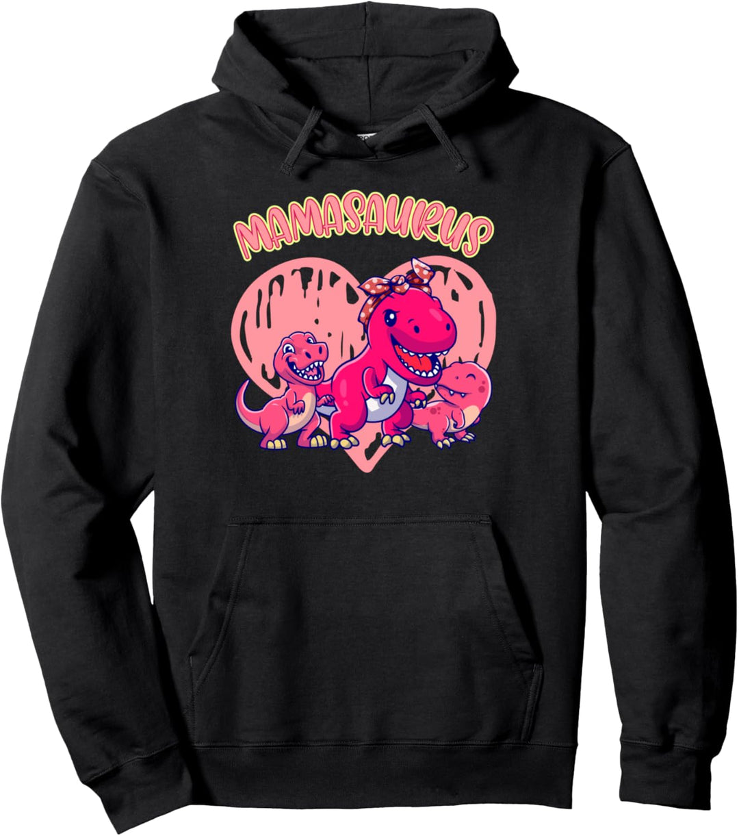 Mamasaurier Dinosaurier Mama Mamasaurus Pullover Hoodie