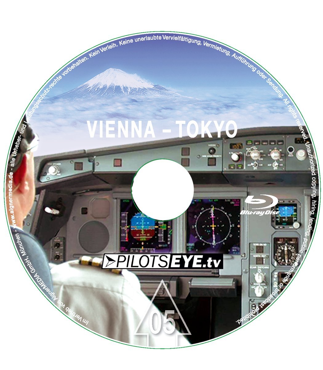 PilotsEYE.tv | TOKIO | Cockpitmitflug B777 | AUSTRIAN | "Runway Chicken" | Bonus: Tokio Tower, Blu-r