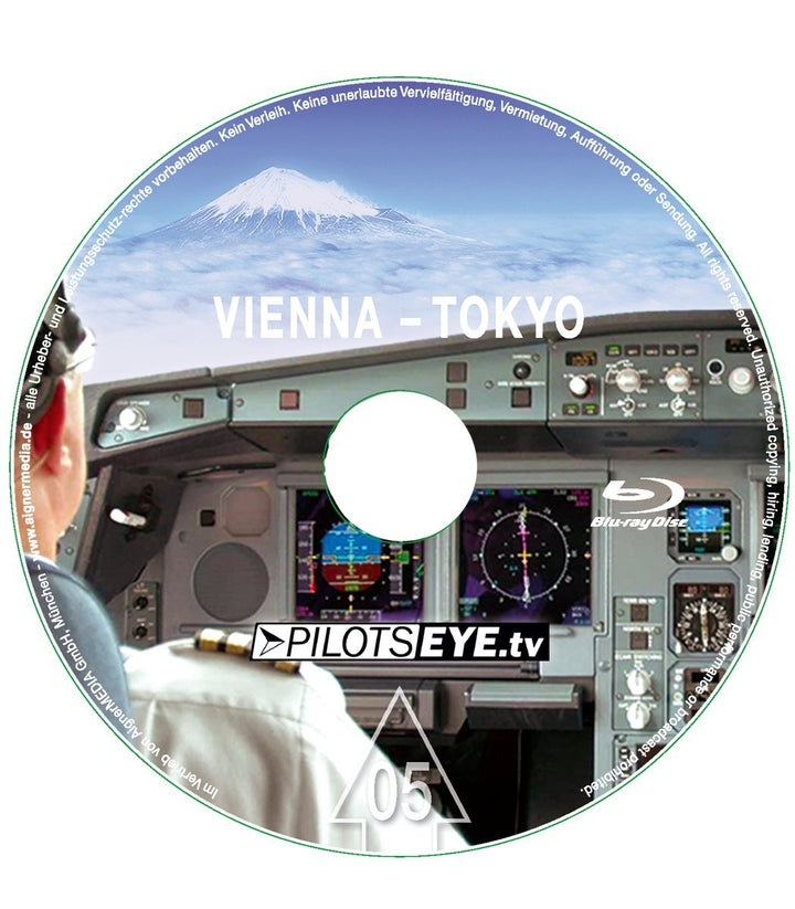 PilotsEYE.tv | TOKIO | Cockpitmitflug B777 | AUSTRIAN | "Runway Chicken" | Bonus: Tokio Tower, Blu-r