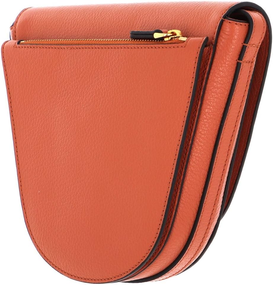 Coccinelle Josephine Crossbody Grained Leather Chestnut