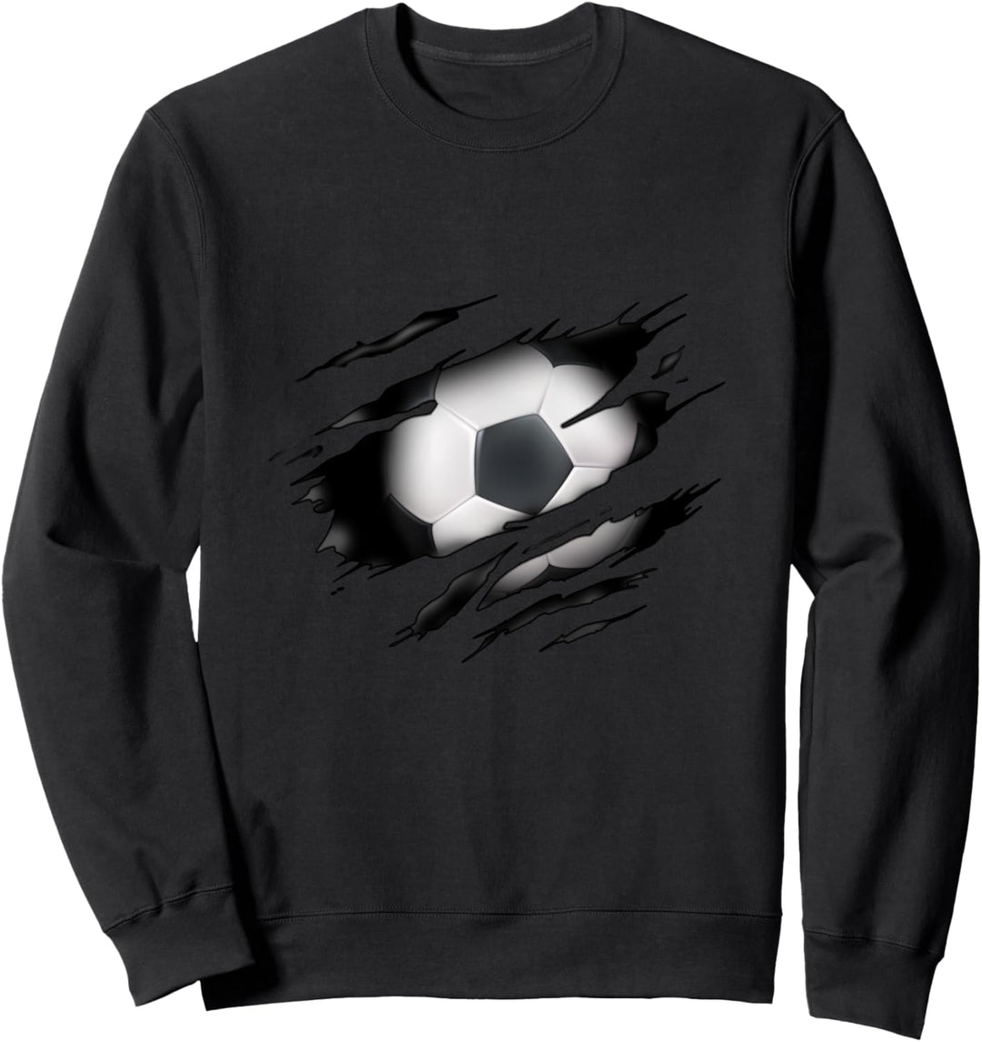 Fussball Trikot Fussballer Junge Fussball Sweatshirt