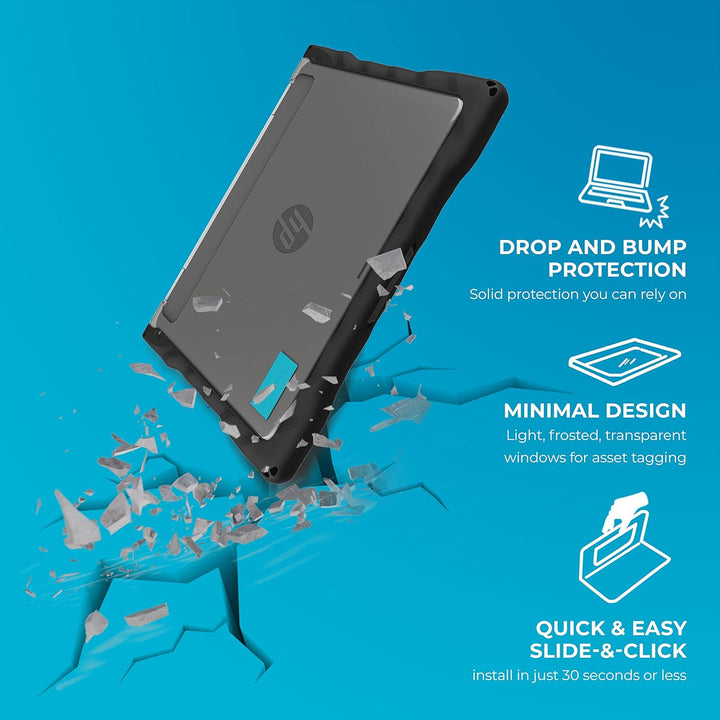 GumDrop DropTech Schutzhülle für HP ProBook x360 11 EE Laptop für K-12 Studenten, Lehrer, Kinder, Sc