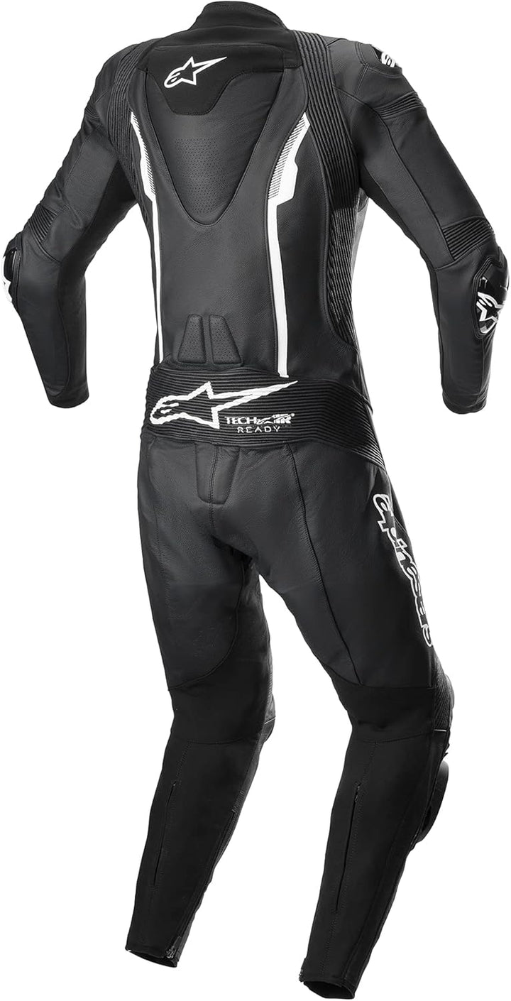 Alpinestars Stella Missile V2 1-Teiler Motorrad Damen Lederkombi (Black/White,48)