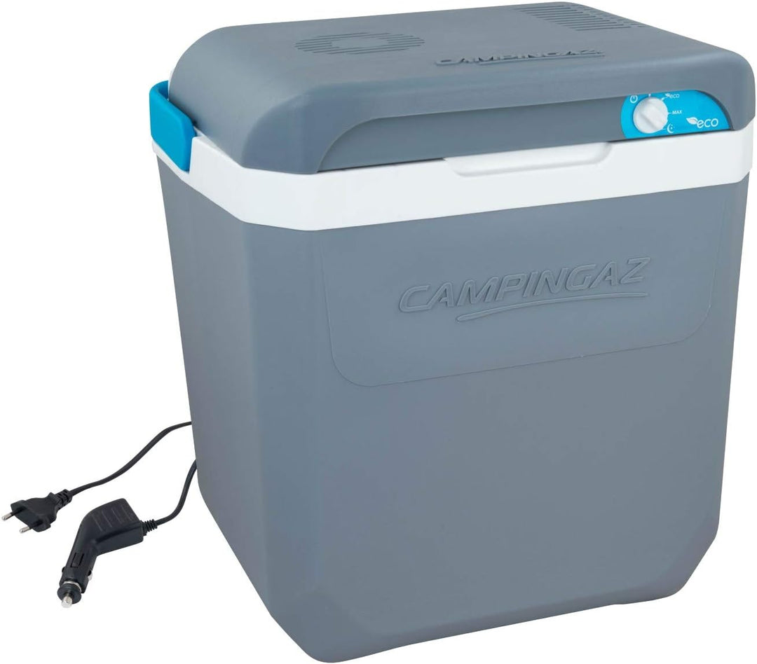 Campingaz Powerbox Plus 28L, elektrische Kühlbox, 12V Anschluss, Platz für 8 x 1.5L Flaschen, stromb