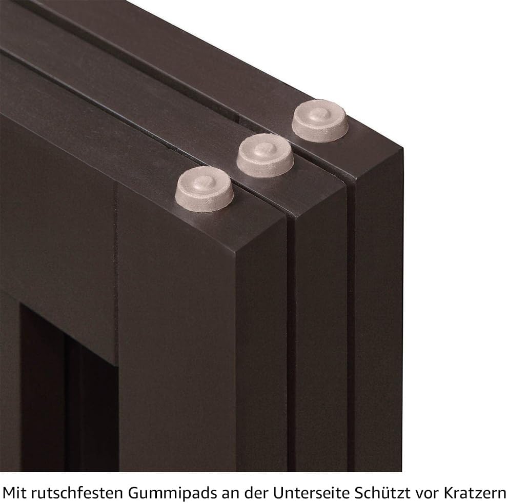 unipaws Freistehendes Absperrgitter Hund, Treppenschutzgitter ohne Bohren, Holz Kindergitter Klappba