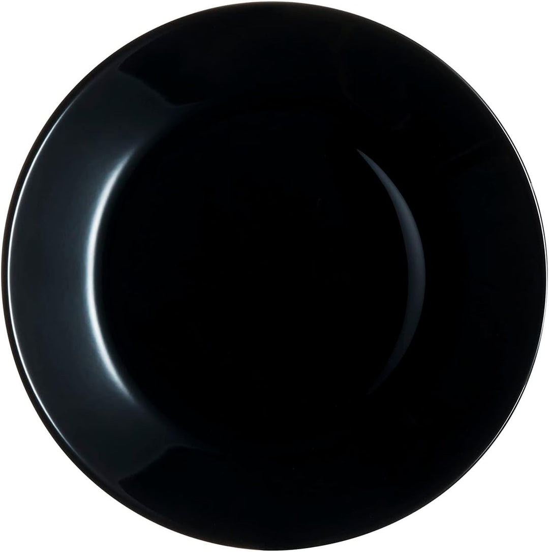 Luminarc Arcopal Zelie Black Glasgeschirr-Set, 12-teilig, 4-Sitzer, schwarz