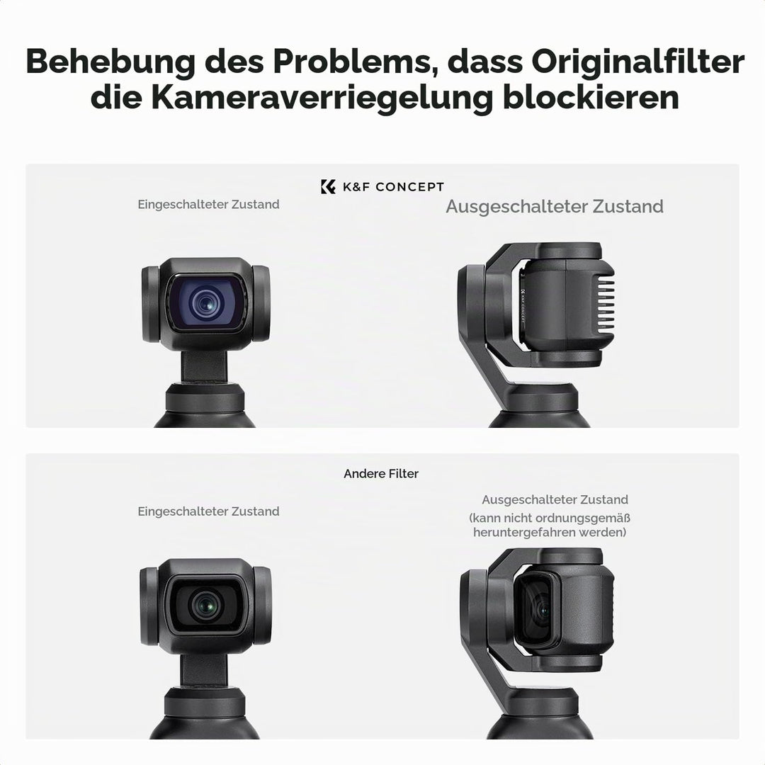 K&amp;F CONCEPT 16er Filter Set kompatibel mit DJI Osmo Pocket 4/3 | 16 Stück Filter Set, kompatibel mit