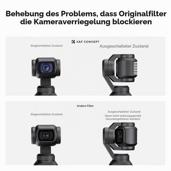 K&amp;F CONCEPT 16er Filter Set kompatibel mit DJI Osmo Pocket 4/3 | 16 Stück Filter Set, kompatibel mit