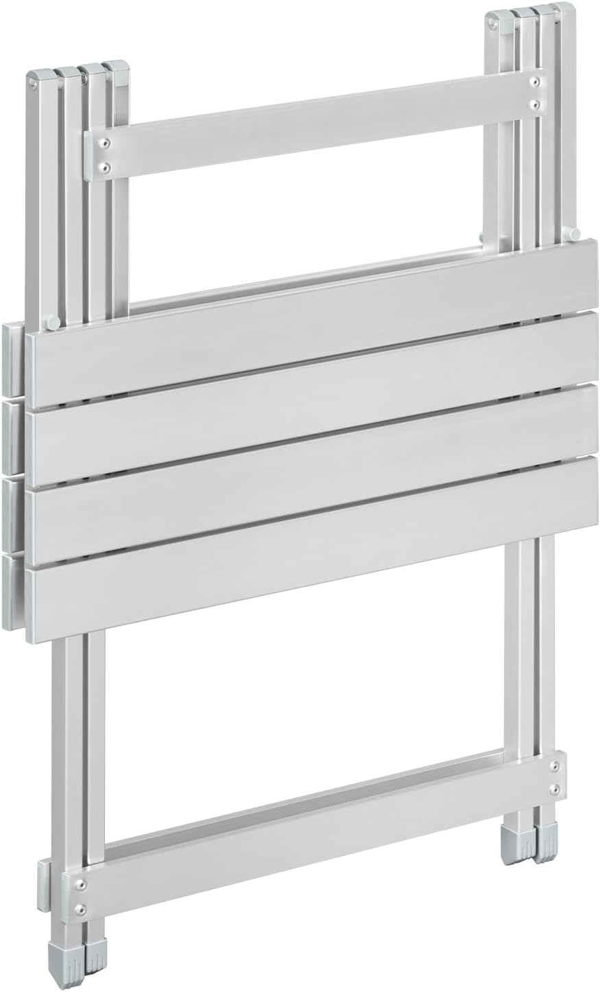 WOLTU Alu Tisch Klapptisch Campingtisch Balkontisch Gartentisch Klappbar aus Aluminium, 50.5x47x59.5