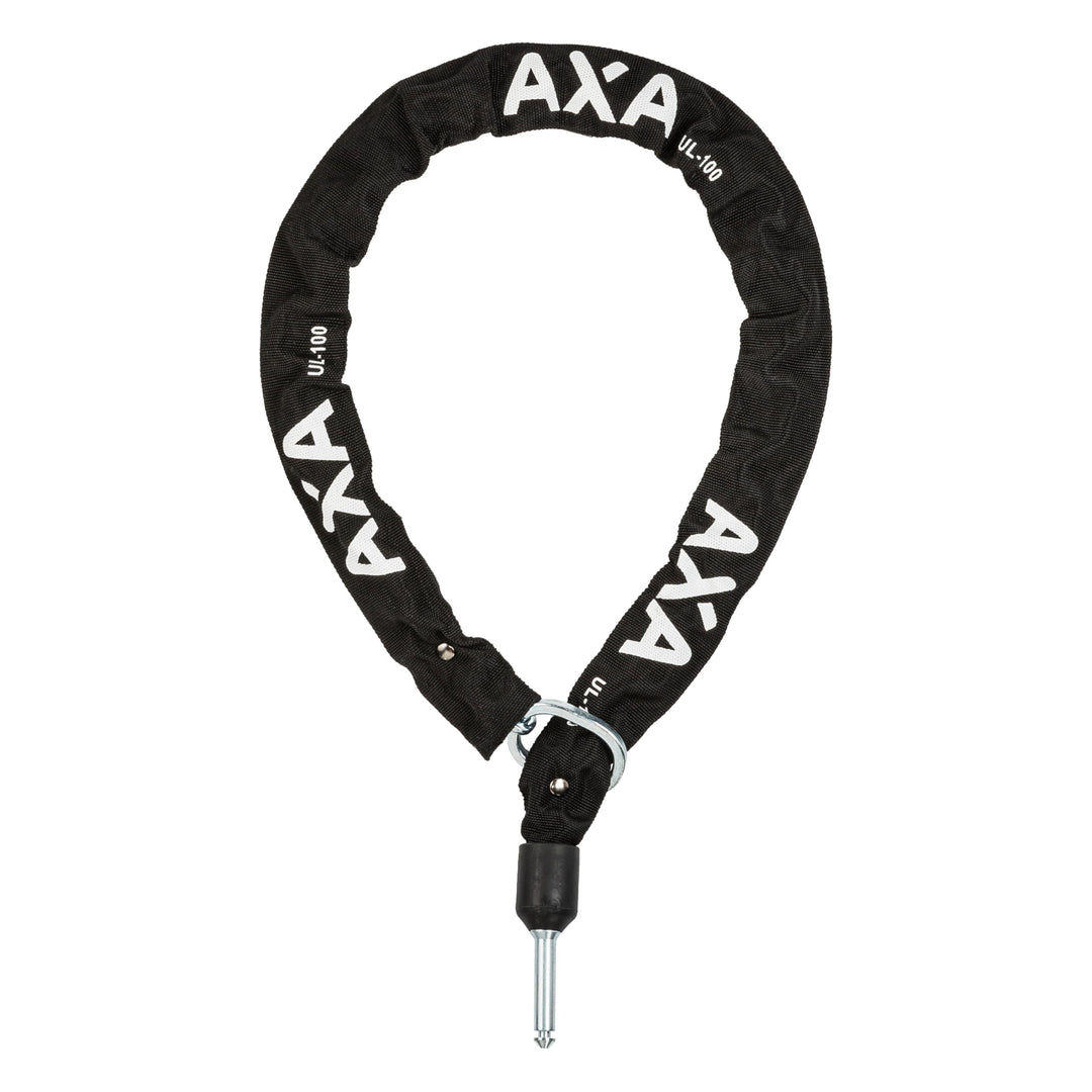 AXA ULC 100 Einsteckkette für Rahmenschlösser, Länge 100 cm, 5,5 mm gehärtete Stahlkettenglieder Gen