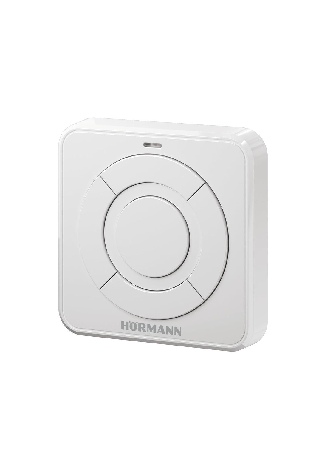 Hörmann Funk-Innentaster FIT 5 BS (Vier Tastenfunktionen + Abfragetaste, Weiss, intuitive Bedienung,